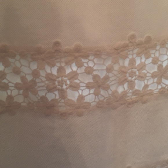 White Lace Stripe Panel Dress JCrew Factory - Picture 3 of 8